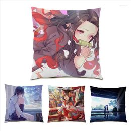 Pillow 18 Inches Cover Velvet Bedroom Decorative Living Room Sofa Chair Comfortable Durable Portrait Throw Pillows Cute E1298