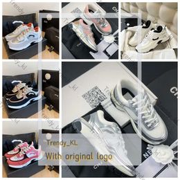 Chanells Shoe With Box Designer Shoes Women Sneakers Casual Luxury Outdoor Running Shoe Reflective Sneaker Vintage Suede Leather And Men Trainers Fashion 226