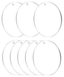 Keychains Fine Crafting DIY Material Clear Round Acrylic Decor For Gift s With 2.95in Diameter Ornaments6604501