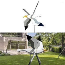 Garden Decorations Cute Seagul Whirligig Windmill Ornaments Flying Bird Series Wind Grinders For Decor Stakes Spinner