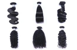Mink Brazillian Straight Body Loose Deep Wave Kinky Curly Unprocessed Brazilian Peruvian Indian Human Hair Weave Bundles5194572