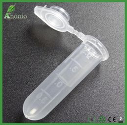 500PCS Graduation 2ml 15ml 05ml Volume Micro Centrifuge tube for laboratory consumables Plastic Bottles with cap1637753