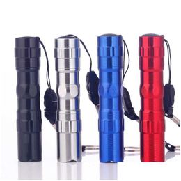 Emergency Preparedness Wholesale Mini Led Flashlight 3W White Light Travel Lamp Keychain Aluminum Alloy Flashlights Torches Drop Del Dhgju