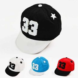 Caps Hats Fashion Letter Baby Baseball Cap Boy Girl Outdoor Sunscreen Visors Summer Sun Protection Children Peaked Caps Toddler Visors Y240514