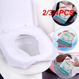 Toilet Seat Covers 2/3/4PCS Bathroom Accessory Hygienic Mat Camping Portable Disposable Cover