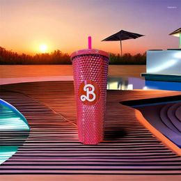 Water Bottles Double Layer Sippy Cup Dustproof With Cover Drinking Utensils Insulated Cartoon Tumbler Household Coffee 250g