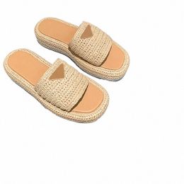 designer Sandals women crochet Platform Slides padded nappa leather slippers Molith Roman Foam Rubber sliders womens Shoes luxury Summer Buckle Beac J4oq#