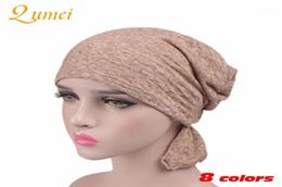 Colours Women Bubble Cotton Headscarf Chemotherapy Cap Cancer Chemo Hat Beanie Scarf Turban Wrap Hedging Caps B2912820334