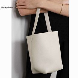 The Row TR small bucket new small Bag bag Designer Summer layer lychee grain cowhide Tote Bag handbag female