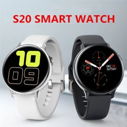 Watches S20 ECG Smart Watch Men Women Full Touch Screen IP68 Waterproof Heart Rate Monitor Blood Pressure Smartwatch Fit 20mm Bands Replac