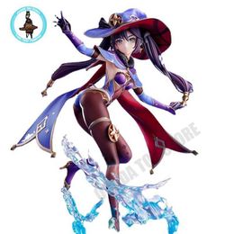 Action Toy Figures Genshin Impact 24cm Mona Animation Character Gk Action Statue Character PVC Model Doll Decoration Series Christmas Toy Childrens Gifts Y240515