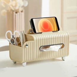 Tissue Boxes Napkins Paper Towel Box Multifunctional Desktop Remote Storage Paper Drawer Home Living Room Dining Room Coffee Table Decoration B240514