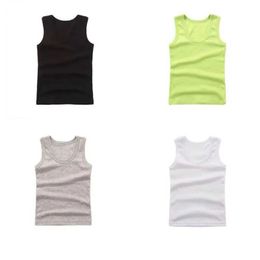 Vest Underwear Childrens Single piece Cotton Underwear Summer Childrens Tank Top Beach Tank Top Baby Tank TopL2405