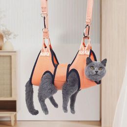 Cat Carriers Pet Hammock Helper Grooming Dog Restraint Bag Beauty Nails Accessories