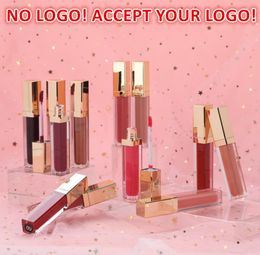 No Brand 12color Matte Lip Gloss Velvet Mist lipgloss Sexy Nude Color Lipstick Makeup Cosmetics accept your logo3509302