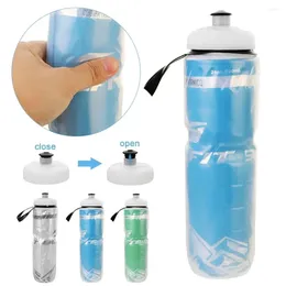 Water Bottles 750ML Portable Clear BPA Free Dual Layer Thermal Keeping Sports Bottle Bicycle Sport Cup Drinking Canteen