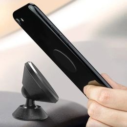 Mini Magnetic Car Phone Holder Ultra Strong Magnet Phone Holder Tray Magnetic Bracket For Iphone Samsung Xiaomi Huawei