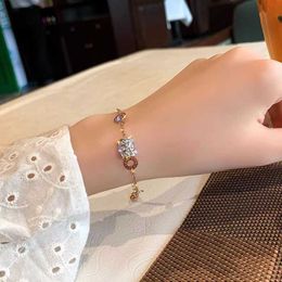All the classic master design lovers bracelet Roman Bracelet for Women with High Luxury and Light with Original logo bvlgrily