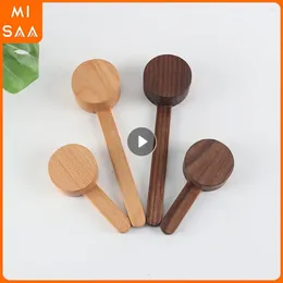 Coffee Scoops Bean Spoon Durable Multifunction Kitchen High Quality To Bake Fashion Measuring Cup Home Baking Black Walnut Grace