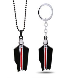 Keychains Game Hitman 2 Metal Keychain Pendant Necklace Chain Choker Necklaces Key Chains Keyrings Car Bag KeyRing Charm Jewellery L4167034