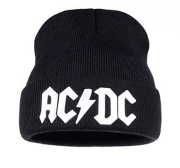 Men Women Winter Warm Beanie Hat Rock AC/DC Rock Band Warm Winter Soft Knitted Beanies Hat Cap For Adult Men Women1690941