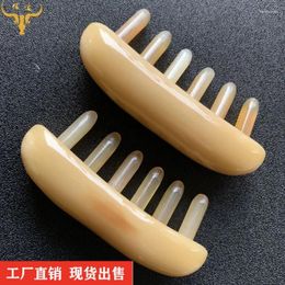 Storage Boxes Horn Six Teeth Massage Comb Head Sheep Nail Acupuncture Factory Wholesale