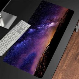 Mouse Pads Wrist Rests Space Large Mouse Pad 100x50cm Big Computer Mousepads Gaming Mousepad Big Keyboard Mat Gamer Mouse Pads Desk Mats J240510