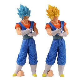 Action Toy Figures New Cartoon Z GK Goku Anime Figure Super Saiyan Blue Model Vegeta IV Fit God Gogeta Dragon Kid Toys Gift