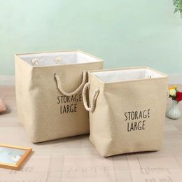 Laundry Bags Basket Storage For Clothes With Handle Toys Organizer Waterproof Washing Bag Foldable Sundries Bucket