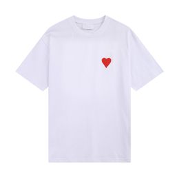 Designer t shirt Casual T Shirt Play Love Heart Classic men wonen tshirt Fashion Embroidery Men Casual Tshirt Men Clothing shirts Plain Colour Short Sleeve j1