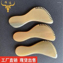 Storage Boxes Horn Broom Piece Beauty Pull Tendons Stick Face Scraping Massage Manual Acupuncture Pen Lifting Device Scrapping Plate
