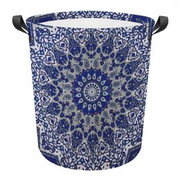 Laundry Bags Andalusia Blue Alhambra Traditional Moroccan Artwork Foldable Basket For Dirty Clothes Organizer Storage Washing Organiz