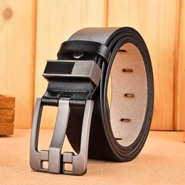 Belts Luxury Belt Mens Belt New Large Plus Size -130cm Retro Needle Buckle Mens Belt High Quality Y240507