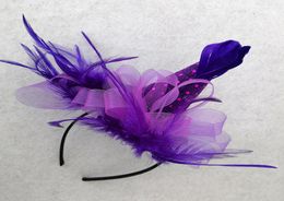 Purple Spider Witch Child Halloween Children Show Hat Handmade Headband DPZX7556390