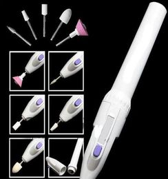 WholeNail Art Tip Electric Manicure Toenail Drill File Tool Nail Grinder Polisher Set For 6683919