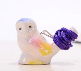 Creative Water Bird Whistle Clay Birds Ceramic Glazed Song Chirps Bath time Kids Toys Gift Christmas Party Favour Home Decoration B1500439