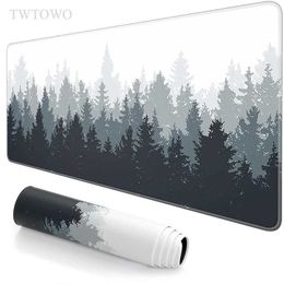 Pads Wrist Rests Grey Forest Tree Game XL Computer New Large XXL Keyboard Natural Rubber Anti slip Soft J240510