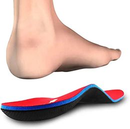 PCSsole Orthopedic insoles Arch Support Shoe Inserts for Flat FeetFeet PainPlantar FasciitisInsoles for Men and Women Red 240515