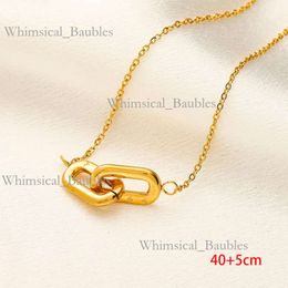 Louiseviution 18K Gold Plated Pendant Lvse Necklace Design For Women Love Jewelry Stainless Steel Chain Pendant Necklace Designer Wedding Party Travel Retro 198