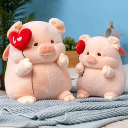 Stuffed Plush Animals 20-30cm Kawaii Angel Pig Plush Toy Cartoon Filling Animal Plush Doll Anime Soft Childrens Baby Toy Girl Birthday Gift B240515