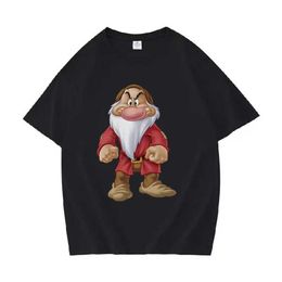 Men's T-Shirts Funny Grumpy Dwarf Meme T Shirt Men Casual Fashion High Quty Short Slve T-shirts Tops Unisex 100% Cotton Oversized T-shirt T240515