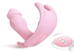 Wearable Dildo Vibrator Toy for Women Orgasm Masturbator G Spot Clit Stimulate Wireless Remote Control Panties Adult Q06021744297