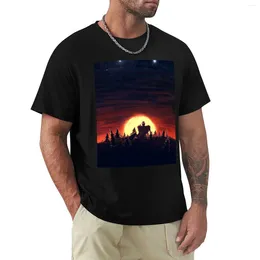 Men's Tank Tops The Iron Sunset T-shirt Edition Plus Sizes Vintage Clothes Cute Mens T Shirts Pack