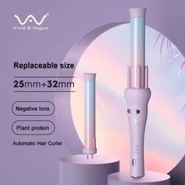Vivid Vogue Automatic Hair Curler 3Gen 4Gen Ceramic Curling Iron Rotation 28mm 32mm 240515