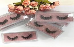 Natural Faux Mink False Eyelashes 1 pair Long Eyelash High Quality Fake Eye Lashes Extension Band Makeup Whole for 1215796