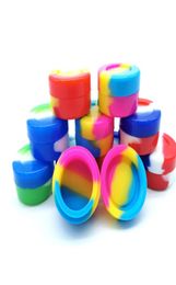 5ml Nonstick Wax Containers Reusable Round Silicone Box Silicon container food grade jars dab tool storage jar holder DHL 4052250