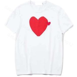 Play Shirt Designer T Shirt Cdgs Shirt Fashion Mens Play T Shirt Garcons Designer Shirts Red Commes Heart Casual Womens Des Badge Graphic Tee Heart Short Sleeve 670