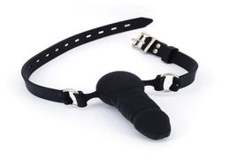 Sex Toys Open Mouth Gag Silicone Ball penis Gag Bondage Restraints Ring Gag Adult Game Oral Fixation BDSM Stuffed Slave for Couple6563600