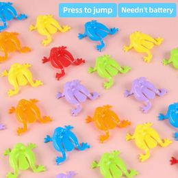 Jumping Frog Bounce Fidget Toys Antistress Relieve Family Game Dzieci Birthday Toys for Children Chłopiec Prezenty 095