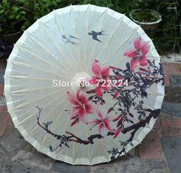 Umbrellas Dia 50cm Ancient Spring Swallows Oiled Paper Handmade Traditional Craft Waterproof Parasol Japanese Wedding Decoration Umbrella